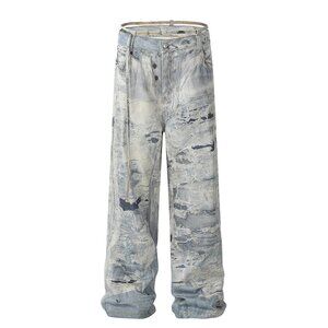 Acne Studios Loose Fit Jeans Waist 30 White